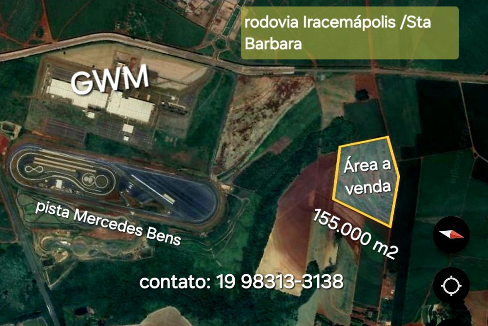 Área - Venda - Rural - Iracemapolis - SP